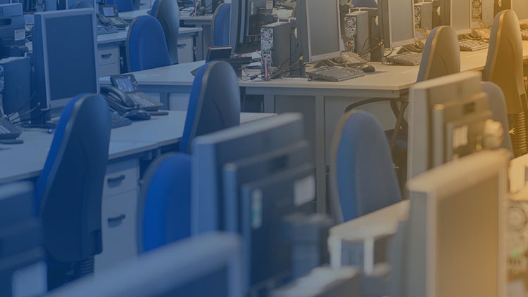 image of office work stations