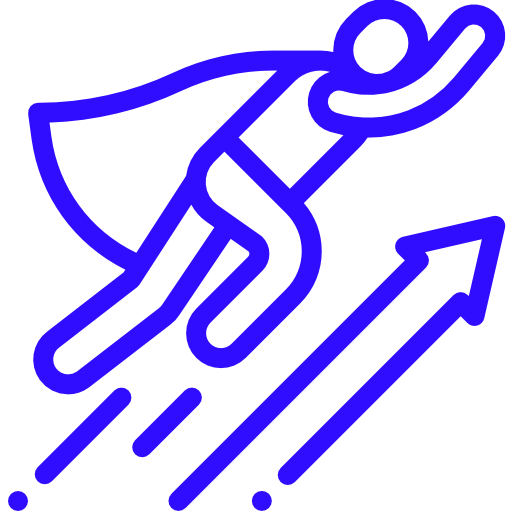 man flying icon