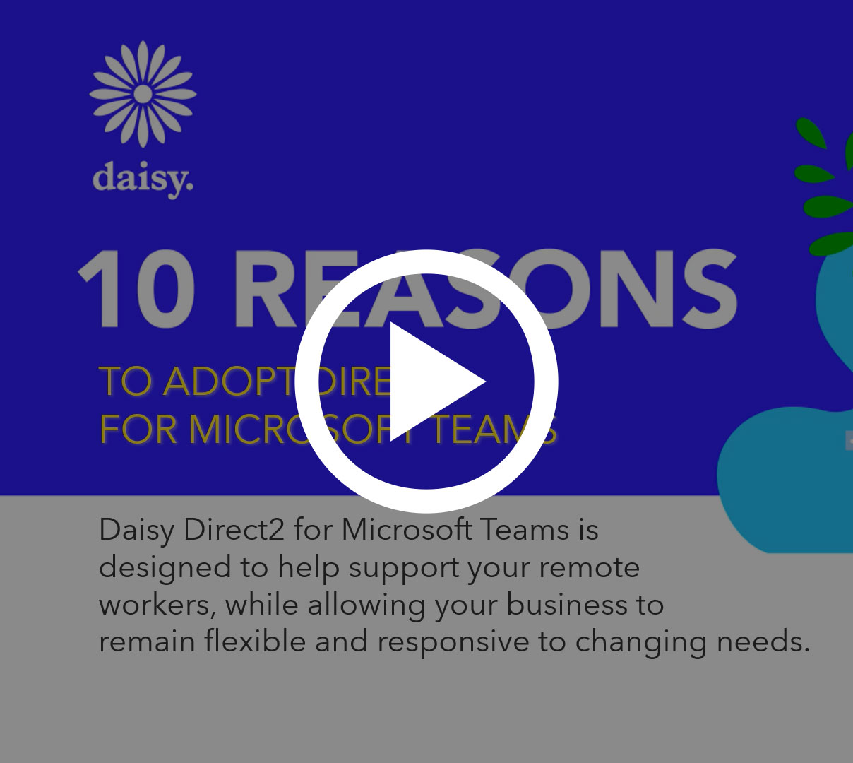 10 reasons to adopt Daisy Direct2 for Microsoft teams thumbnail