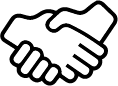 hand shaking icon