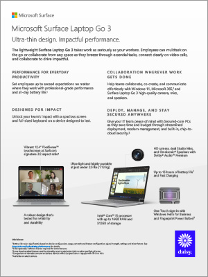 Surface Laptop Go 3