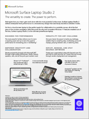 Surface Laptop Studio 2