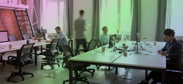 Office with people working