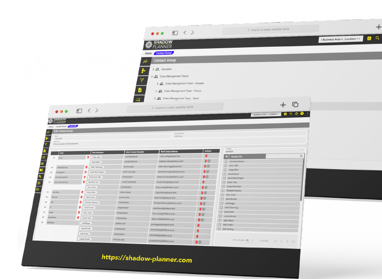 Shadow-Planner, Business Continuity, Business Continuity Management, BCM, Business Continuity Planning, Operational Resilience